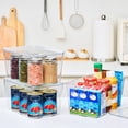 thumbnail image 3 of Storage Bins with Lids Stackable Large Plastic Containers for Pantry Organization and Storage Perfect for Kitchen,Fridge,Laundry Room,Bathroom,Garage,Closet,Cabinet Organizer, 3 of 8
