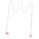 thumbnail image 2 of Face Chain Dainty Butterfly Pendant Trendy for Belly Dancer Bridal Cosplay Salvador Dali Cadena de cara, 2 of 5