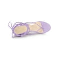 thumbnail image 4 of BLISSFUL STEP Sandales de Plage à Lacets pour Femmes à Bride Transparente Sandales Compensées Lavande 7, 4 of 7