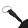 thumbnail image 4 of Aspire 6-Pack Cotton Canvas Round Keychain Pouches, Coin Purses, Black Earbud Pouch, 4 Inch, 4 of 7