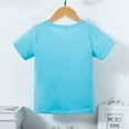 thumbnail image 4 of Akiihool Boys Tshirts Boys Basic Short Sleeve Tee(Blue,3-4 Years), 4 of 5