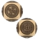 thumbnail image 1 of 2 piezas de juguete antiestrés con forma de moneda antigua de latón, estilo antiguo, giratorio, de latón, para decoración de escritorio, 1 of 8