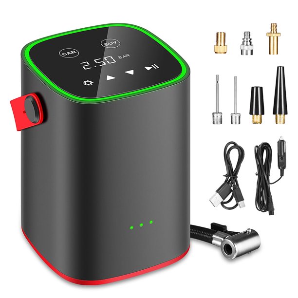Compresor De Bomba De Aire Digital Para Coche, Inflador De Neumáticos Digital, Compresor De Aire, Bomba Eléctrica Para Coche, Bicicleta, Motocicleta, Bola, Juguetes Inflables Moyic VI007466-00