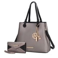thumbnail image 2 of Kearny Vegan Leather Womens Tote Bag with Wallet 2 pieces by Mia K, 2 of 2