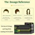 thumbnail image 3 of 10pcs Herbal Hair Color Shampoo For Instant Dyeing - 100% Gray Hair Coverage - Ammonia Free | Black Hair Color Shampoo | Unisex | Fast Lasting, 3 of 5