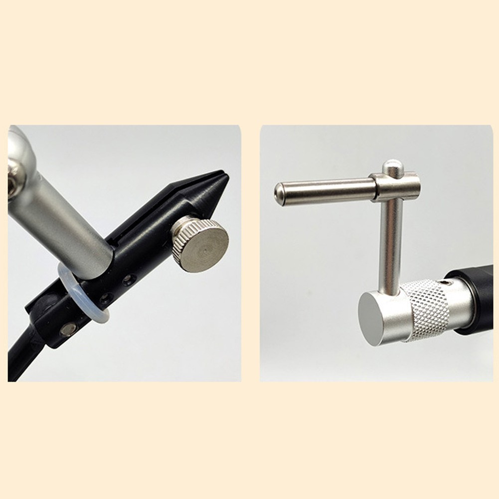 Fly Tying Vise Tying Fishing FliesJig Lures Fly Tying Tool Bobbin Holder Rotary