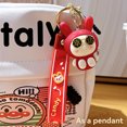 thumbnail image 4 of Frosted Rabbit Keychain Acrylic Red Delicate Key Ring Modern Handmade Cartoon Handmade Pendant Accessories Good Luck New Year Men Gifts Type 1, 4 of 9