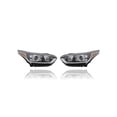 thumbnail image 1 of Headlight Assembly - TYC Compatible/Replacement for '19-21 Kia Forte Sedan EX/GT Line/S - Halogen With LED Daytime Running Light - Pair, Left Driver + Right Passenger Set - 92102M7100, 92101M7100, 1 of 2