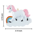 thumbnail image 6 of Maxora Personalized Ornaments Customized Christmas Ornament Unicorn Free Customize, 6 of 9