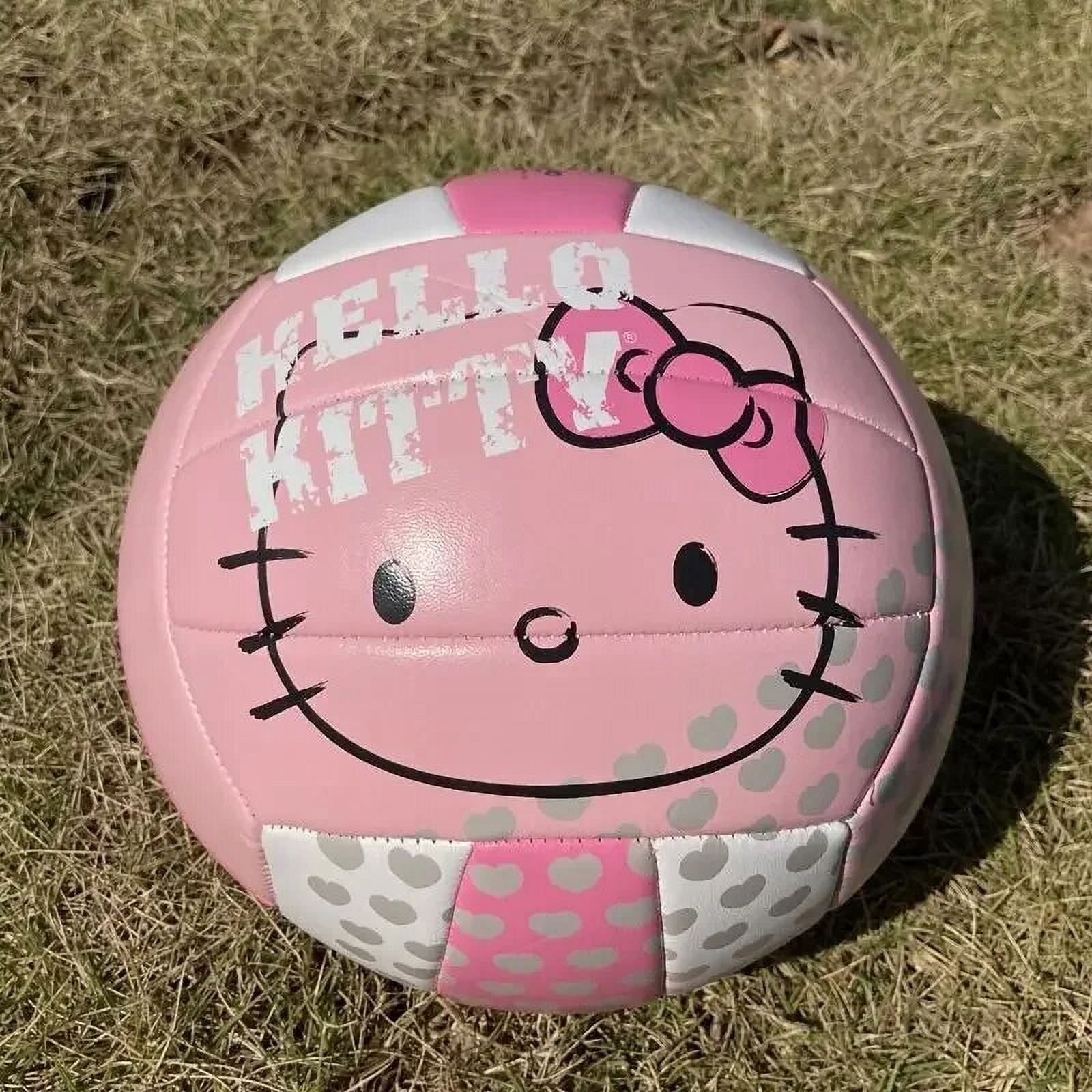 Hello Kitty Pu Machine Sewn Volleyball Beautiful Size 5 Match
