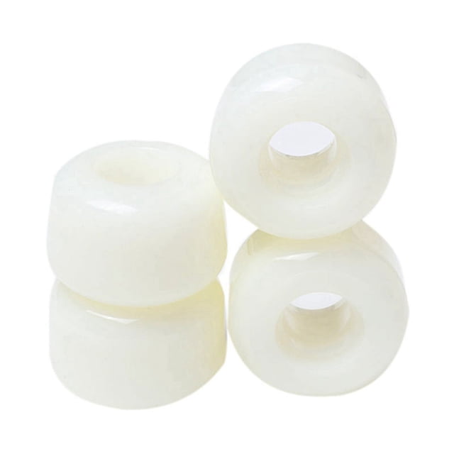 4 Pcs/Ensemble Roue de Planche à Roulettes Longboard 54mmx36mm 82A Roue Acrobatique Skateboards Downspeed PU Roue, Blanc