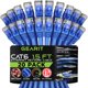 thumbnail image 1 of Gearit Cable Ethernet Cat 6 De 1,5 Pies 18 Pulgadas (Paquete De 20) - Cable De Conexión Cat6 Cable De Conexión Cat 6 Cable Cat6 Cable Cat 6 Cable Ethernet Cat6 Cable De Red Cable De Internet - Azul 1,, 1 of 5