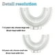 thumbnail image 3 of Cepillo de dientes en forma de U para niños, 2 piezas, cepillo de dientes para niños pequeños, cepillo de dientes manual de boca entera para niños, 3 of 5