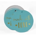 thumbnail image 2 of Inkdotpot Real Gold Foil Made With Love Text Tags Favor Hang Paper Tags 50 Pieces, 2 of 6