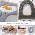 thumbnail image 4 of housse De Toilette Lavable Brode Universelle 3pcs, Sige De Toilette, Couvercle De Toilette Pour Les Femmes, Les Futures Mamans Et Les Personnes Ge, 4 of 5