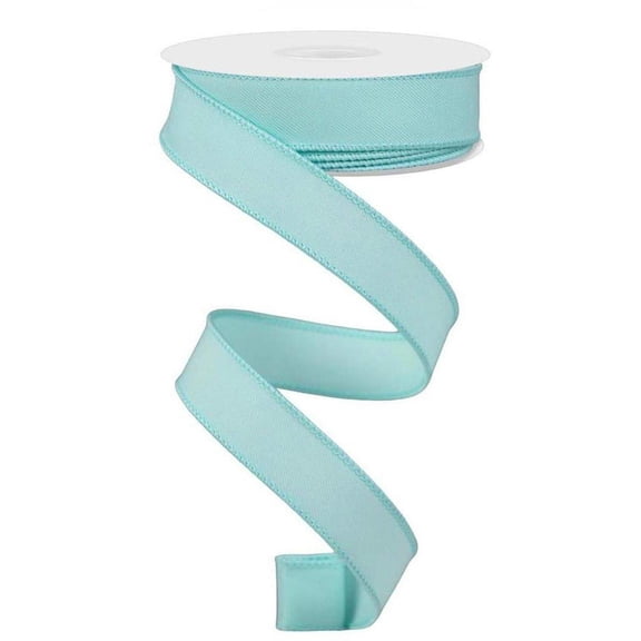 7/8" Diagonal Weave Ribbon: Ice Blue (10 Yard)