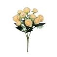 thumbnail image 3 of 1PCS Artificial Roses Bouquet - Real Touch Silk Flowers with Long Stems - Roses for Wedding Centerpieces, Bridal Party & Home Table Decor, 3 of 5