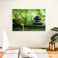 thumbnail image 3 of Elephant Stock Zen Bamboo Fountain Wall Art - Horizontal Canvas Wall Art - Hallway Wall Decor - Wellness Canvas - Green And Black Decor - 12" x 8", 3 of 8