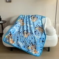 thumbnail image 2 of Bluey Happy Times Silk Touch Sherpa Throw Blanket, 2 of 5