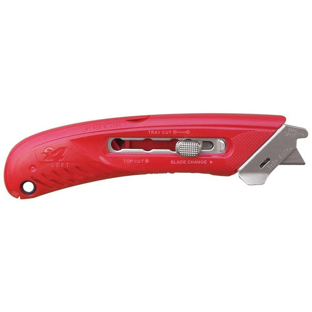 S4L Safety Cutter, Left handed cutter with safety guard that covers the