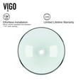 thumbnail image 6 of VIGO Giovanni Iridescent Glass 17 in. L x 17 in. W x 7 in. H Round Vessel Bathroom Sink, 6 of 8