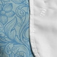 thumbnail image 4 of Blue Paisley Microwave Oven Cover, Bicolor Tones Intricate Buta Elements Pointy Petals Leaves Graphic, Water Resistant Organizer with Pockets Kitchen, 36" x 12", Pale Blue and Sky Blue, by Ambesonne, 4 of 4