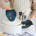 thumbnail image 6 of Lsque Scooby-Doo Pattern Non-Slip Mini Oven Mitt Set，Mini Oven Gloves Silicone Heat Resistant Cooking Pinch Mitts Potholder for Kitchen Cooking & Baking, 6 of 7