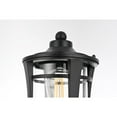 thumbnail image 4 of Elegant Lighting Artemis 13 inch Outdoor Post light in Black, 4 of 6