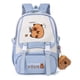thumbnail image 5 of Mochila de la escuela mochila kawaii linda mochila de capybara regalo para niños azul, 5 of 7