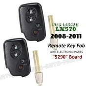 2 HYQ14ACX for Lexus LX570 2008 2009 2010 2011 Keyless Remote Smart Key Fob 5290