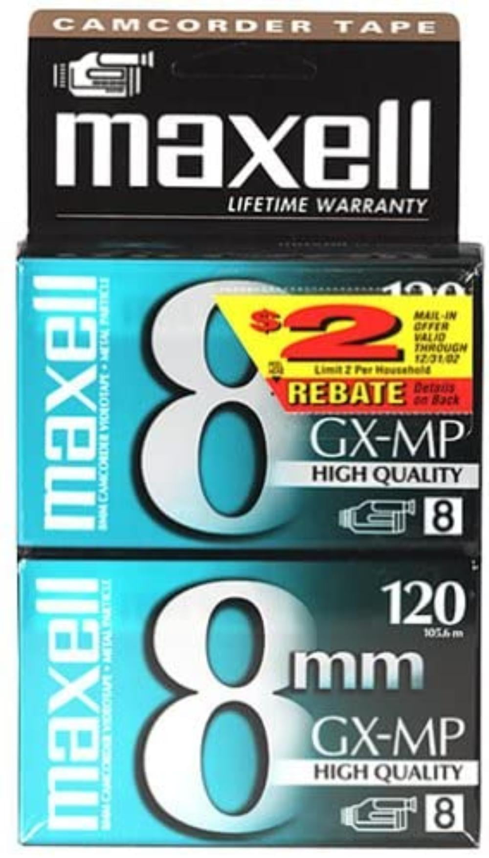 Maxell P6120 GXMP Camcorder Tapes, 2 Pack, High quality, extremely