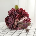 thumbnail image 7 of Bright-colored Artificial Flower Exquisite No Withering Faux Silk Flower Simulation Rose for Home, 7 of 7