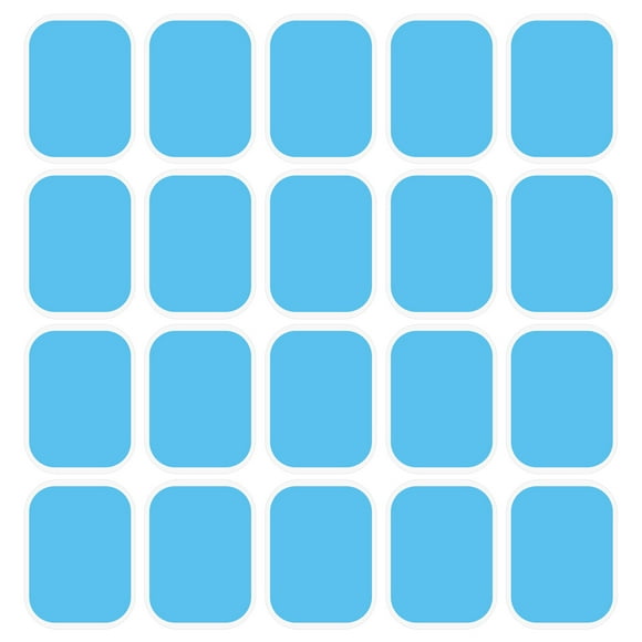 20pcs Muscle Stimulator Gel Pads Abs Trainer Replacement Gel Sheet Abs Trainer Accessories