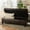Brown, variant on Fabric Blue Storage Ottoman - Ideal for Living Room Board Game Storage and Extra Seating