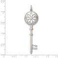 thumbnail image 2 of Beautiful Sterling Silver CZ Key Pendant, 2 of 2