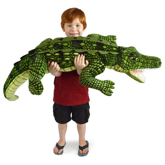 Kuwat The Saltwater Crocodile - 56 Inch Long Big Stuffed Animal Plush Alligator