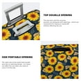 thumbnail image 5 of Daiia Sunflowers Luggage Cover, Thickened Washable Travel Luggage Covers, Elastic Unique Baggage Covers for 18-20 inch Luggage-Medium, 5 of 9