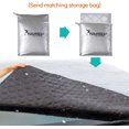 thumbnail image 2 of Car Windshield Snow Cover Windscreen Frost Cover Winter Snow Ice Magnetic Cover All Weather Sun Dust Ice Protect Car Cover Waterproof Outdoor Windshield Cover with Two Mirror Covers(M), 2 of 7
