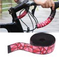 thumbnail image 5 of Heitune 2 Roll CX-86 Bicicleta Antideslizante Cinta de Manillar Bicicleta de Carretera Bicicleta de amortiguación Transpirable Accesorio de Ciclismo(Negro Rojo), 5 of 5