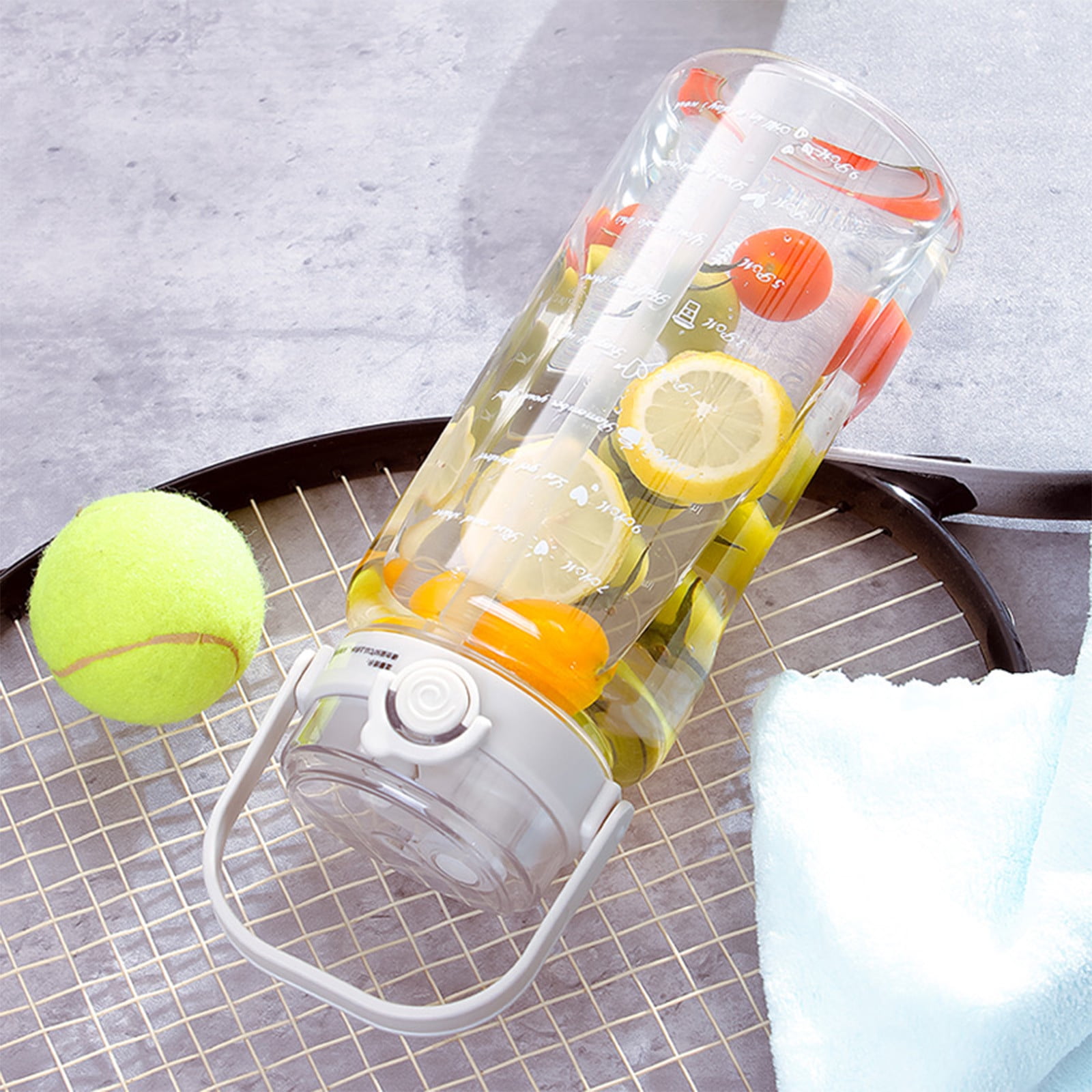 Large Capacity Sports Water Bottle 1500ml - BPA-Free Plastic with Straw, Two Drinking Modes & One-Button Flip Lid, High Temperature Resistant - Ideal for Gym, Hiking, Camping