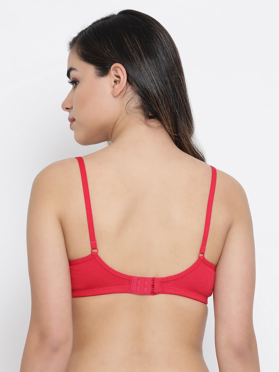 Buy online Pink Cotton Bra from lingerie for Women by Clovia for