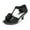 BLACK, variant on Girls Sandals Low Heel Dress Pump Ankle T Strap Flower Shoes Toddler/Little Kid/Big Kid