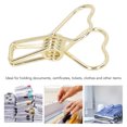 thumbnail image 4 of Binder Clips, Hollow Design Long Tail Small Binder Clips  For Documents For Clothes, 4 of 8