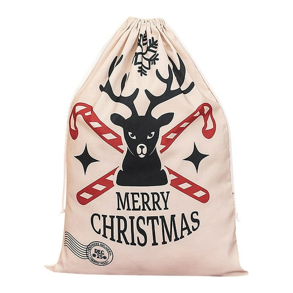 JeashCHAT Christmas Decorations Indoor Christmas Ornaments Christmas Tree Ornament Party Tree Decoration Santa Gift Bag Gift Candy Bag