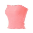 thumbnail image 3 of MixMatchy Women's Solid Smocked Tube Top, 3 of 4