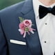 thumbnail image 4 of Broche de Novia con Flores, Broche Floral, Ramillete de Boda, 4 of 6