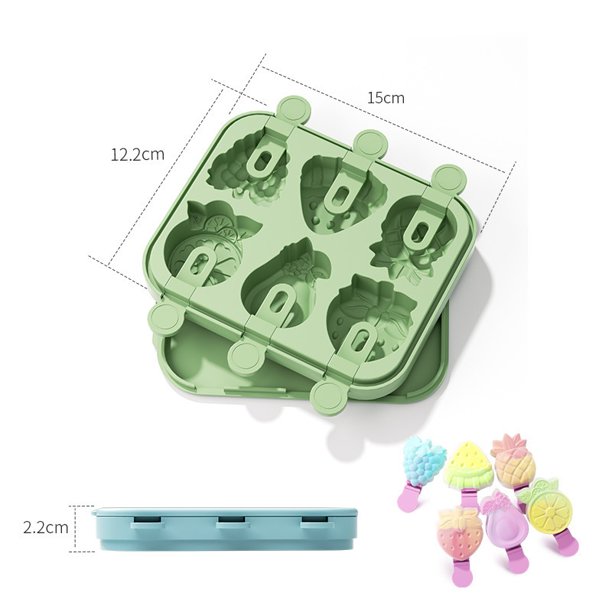 Molde de helado de silicona for niños - Herramienta for hacer paletas caseras