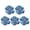 D1, variant on WINDLAND 5pcs Korean Style Denim Fabric Flowers for DIY Crafts and Sewing Projects