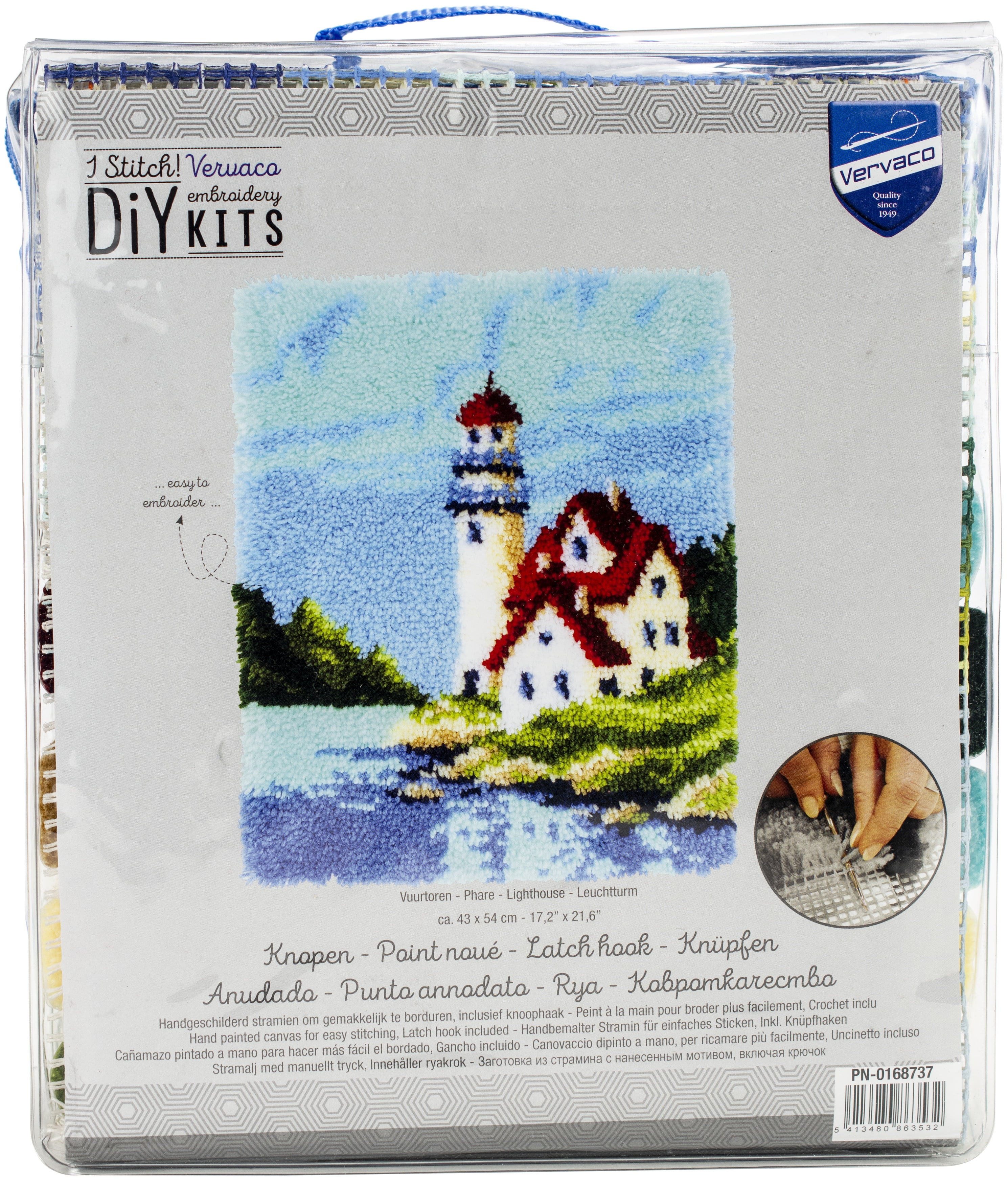Vervaco Latch Hook Rug Kit 17.2"X21.6"Lighthouse Walmart Canada