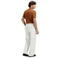 thumbnail image 2 of FEDTOSING Mens Linen Casual Dress Pants Old Money Pleated Baggy Slacks Wide Leg Relaxed Fit Trousers, 2 of 7